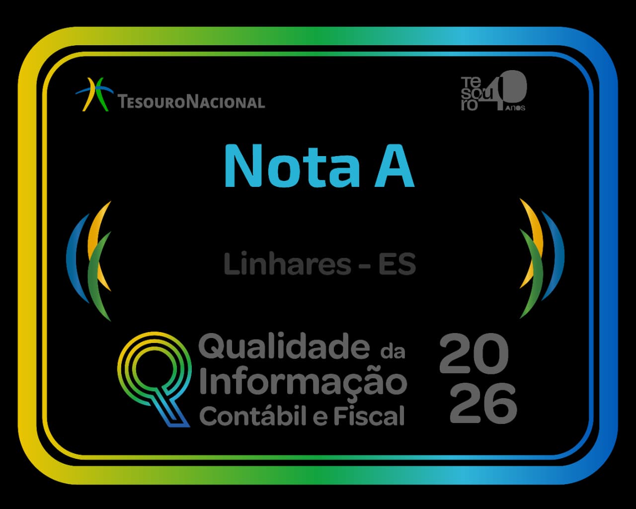 Leia mais sobre o artigo Linhares conquista nota máxima em ranking nacional da qualidade das informações contábeis e fiscais