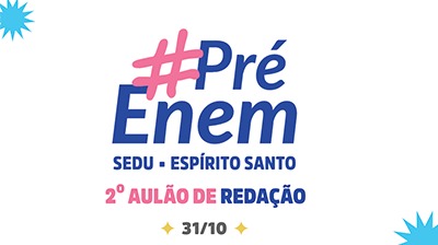 Leia mais sobre o artigo Pré-Enem Espírito Santo realiza último aulão de redação de 2026 neste sábado (31)